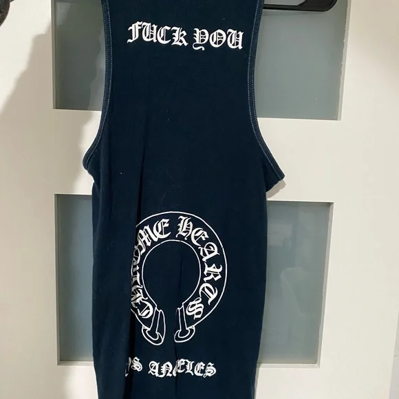 CHROME HEARTS タンクトップ Sサイズ ブラック FUCK YOU Chrome Hearts Chrome Hearts Fuck You tank top | sale4style